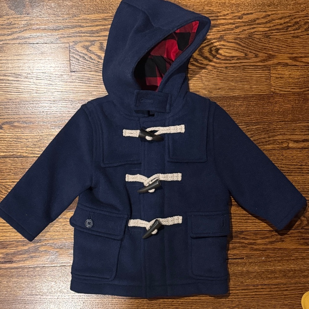 Baby Gap - Navy Blue Kids Duffle Coat